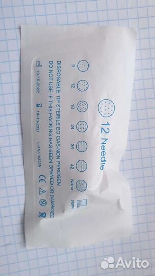 Картриджи винтовые для дермопена 12 игл, 36 игл