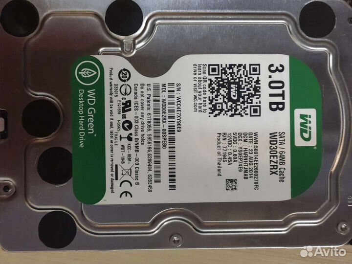 Жесткий диск 3 Tb