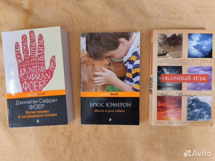 Книги Брэдбери, Оруэлл, Паланик, Стругацкие и др