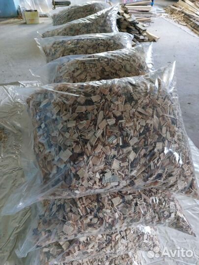 Щепа для мульчи