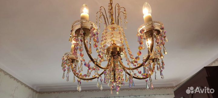 Люстра хрустальная Чехия