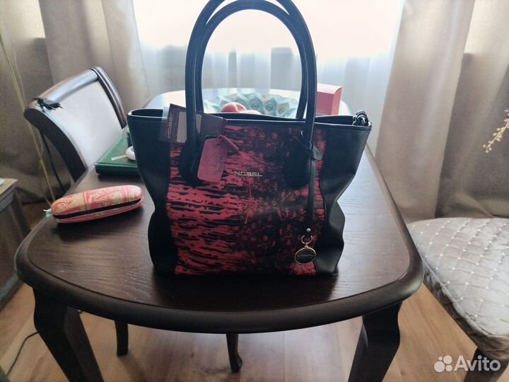 Сумка женская натуральная кожа черная