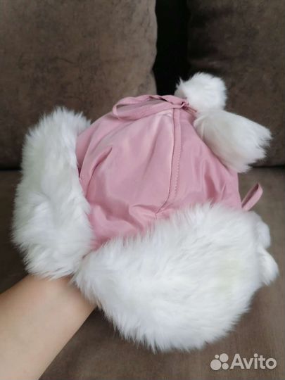 Шапка зимняя для девочки 54 56 новая