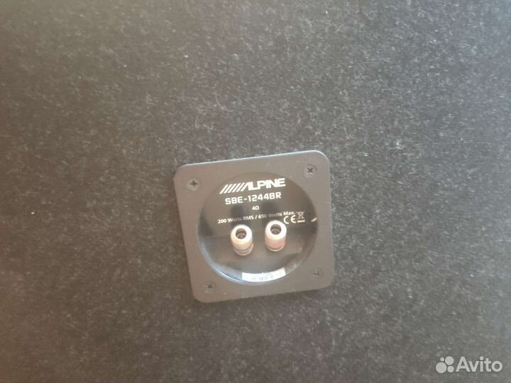 Сабвуфер и усилитель Alpine и Ural