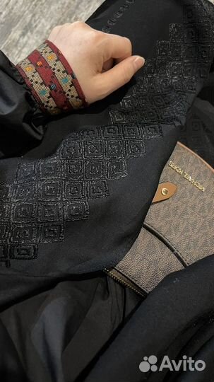 Шарф черный женский