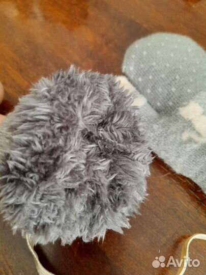 Зимние варежки детские 1-2 года