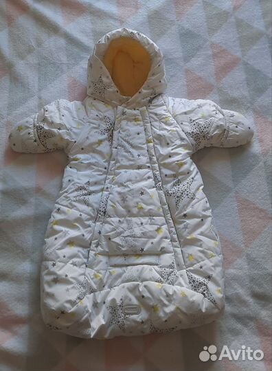 Конверт на выписку для коляски демисезонный 56 62