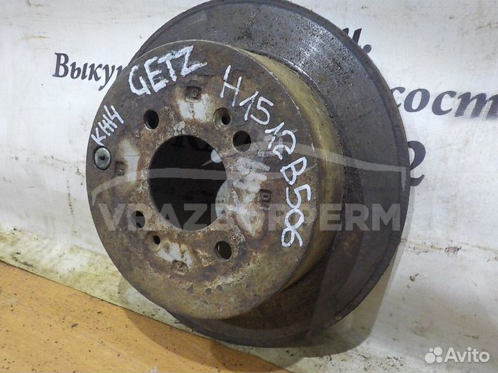 Диск тормозной задний Hyundai Getz