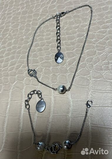 Колье и браслет Christian Dior