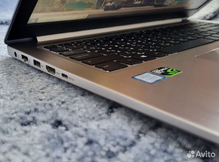 Игровой ноутбук Asus i5/GTX1050/6/ssd+hdd