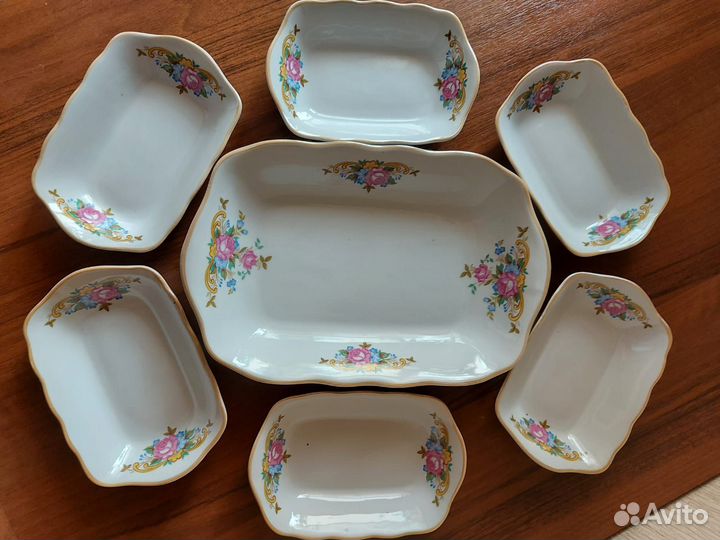 Салатники и Графин с рюмками СССР