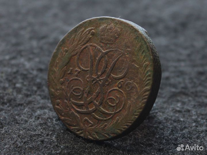 5 копеек 1760 год, Елизавета