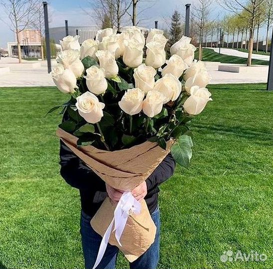 Розы высокие Доставка цветов