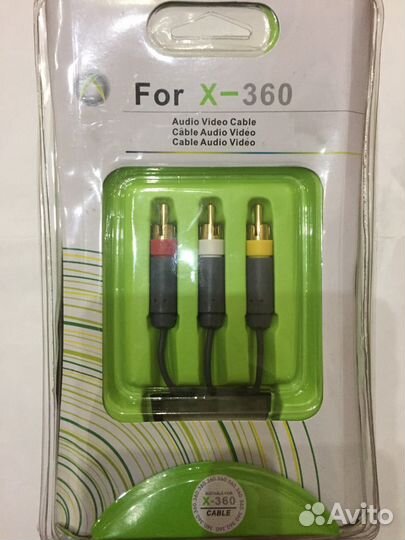 Audio Video Кабель (тюльпаны Xbox 360 Slim, Fat)