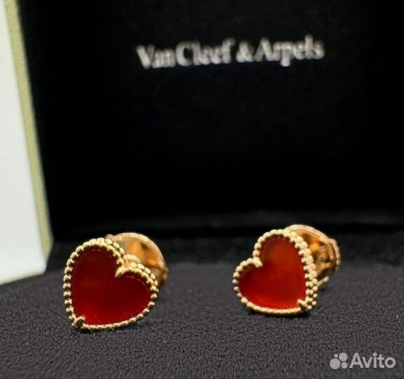 Van Cleef &Arpels набор подвеска и серьги премиум