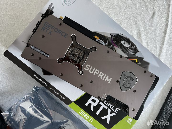 Видеокарта MSI RTX3080TI 12GB RTX 3080 TI suprim