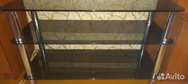Стеклянная тумба