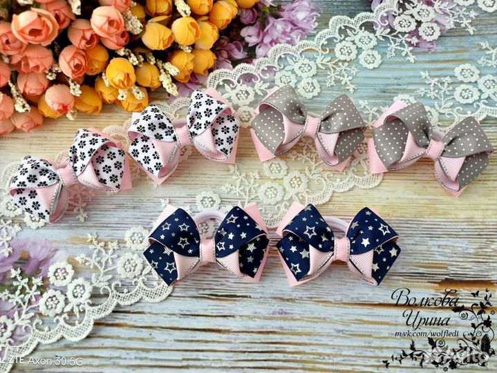 Бантики для волос
