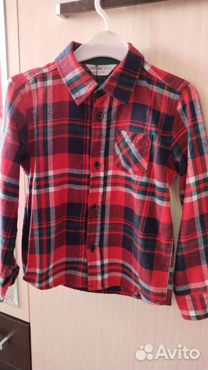 Рубашка новая на мальчика 4-5 лет