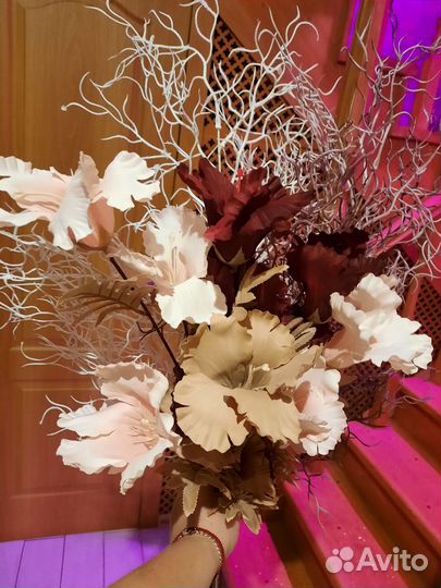Искусственные цветы для декора