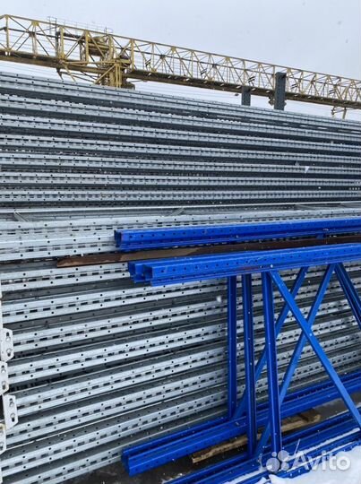 Стеллажи бу 3500мм, рамы, балки