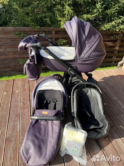 Коляска 3 в 1 Delorean City