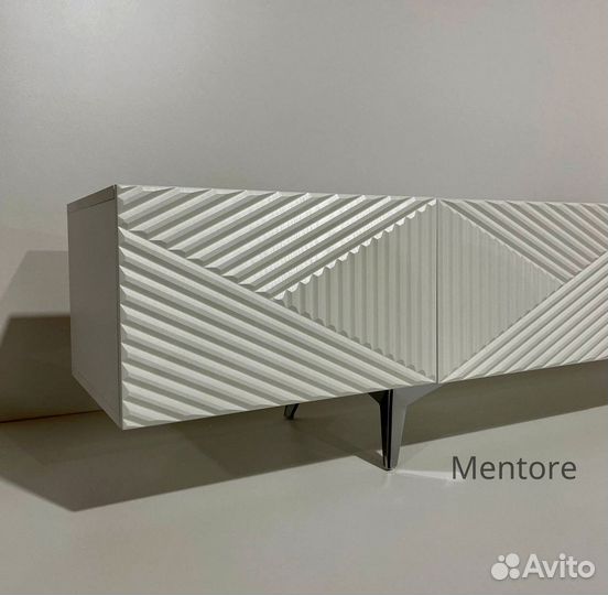 Тумба тв Bravo с фрезеровкой (конструктор)