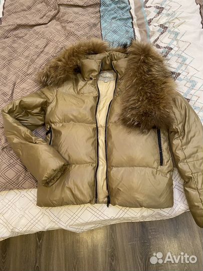 Куртка теплая с мехом Италия