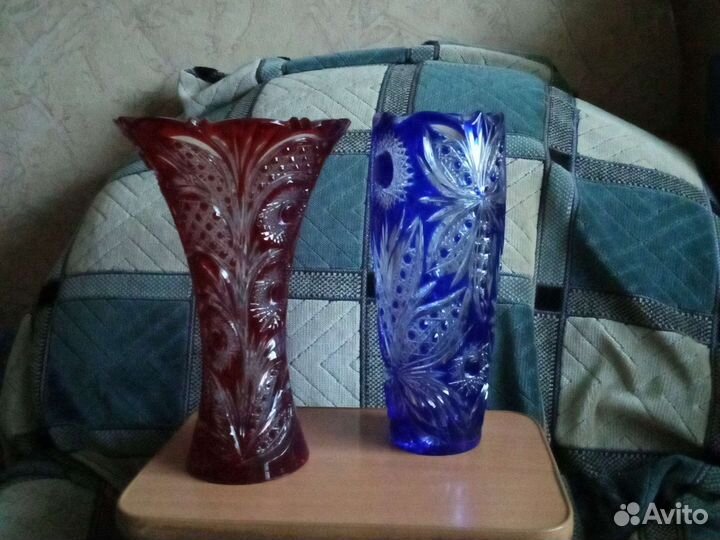 Вазы хрустальные и другие