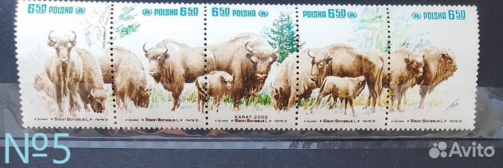 Почтовые марки. Польша. ГДР