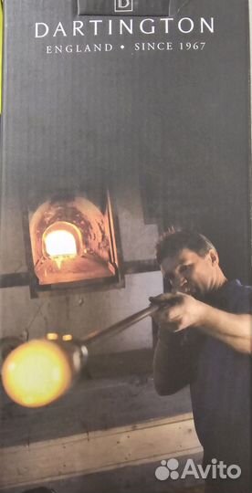 Ваза хрусталь, ручной работы