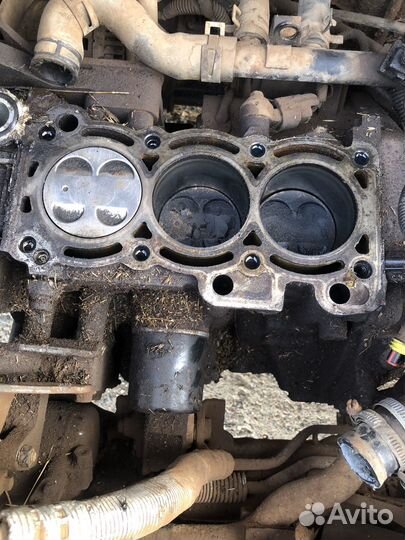 Двигатель в разборе на 0.8 Chery QQ Sweet