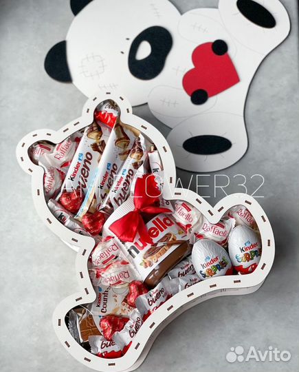 Съедобные букеты подарки наборы киндер