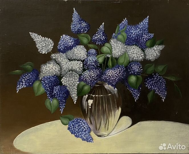 Картина маслом «Сирень» 30х40 см