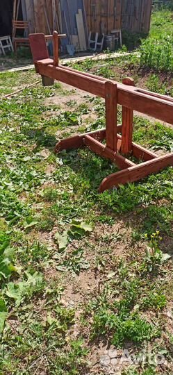 Качель маятник-балансир деревянная