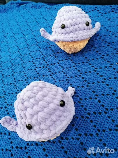 Игрушка китенок. Амигуруми