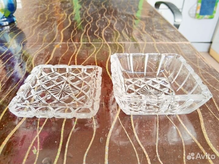 Шкатулка для украшений хрустальная