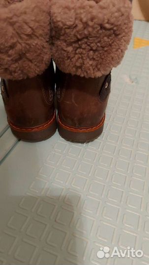 Ботинки зимние 23 кожаные