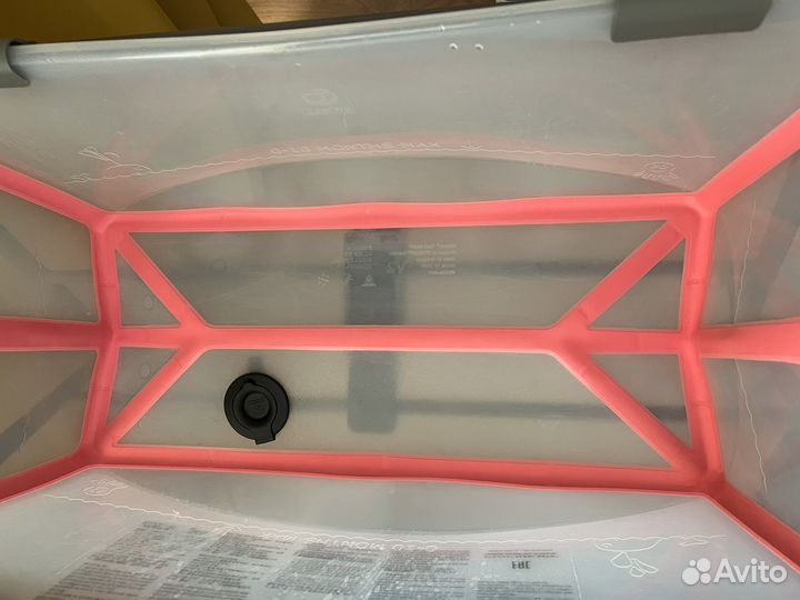 Складная ванночка с подставкой stokke+термометр