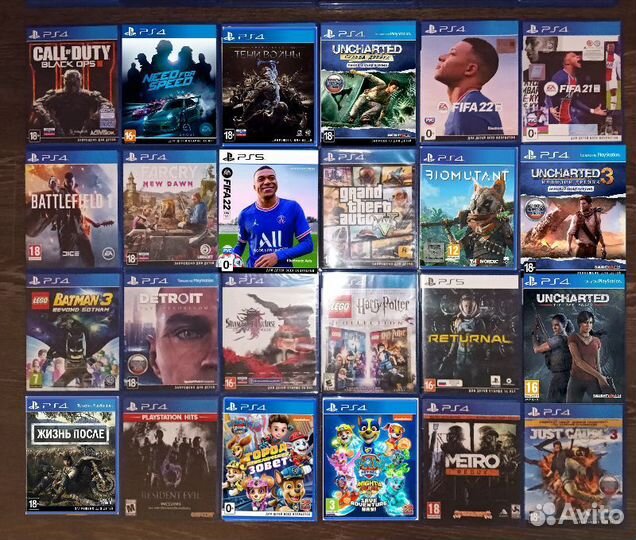 Sony PS4 игры смотрите описание