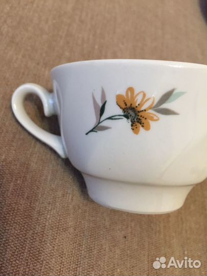 Чайные чашки СССР 1980 гг Рижский ффз