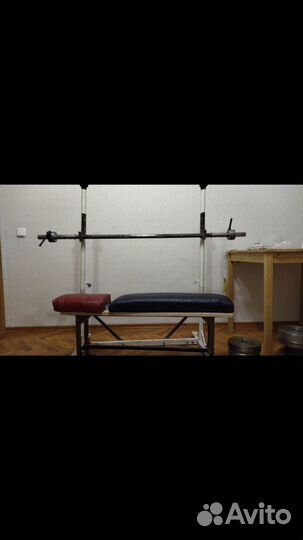 Гатнели разборные Блины + Стойка для штанги 110 кг