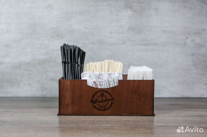 Органайзер салфетница для кофейни барный