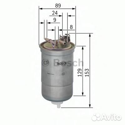Bosch 0 450 906 334 Топливный фильтр