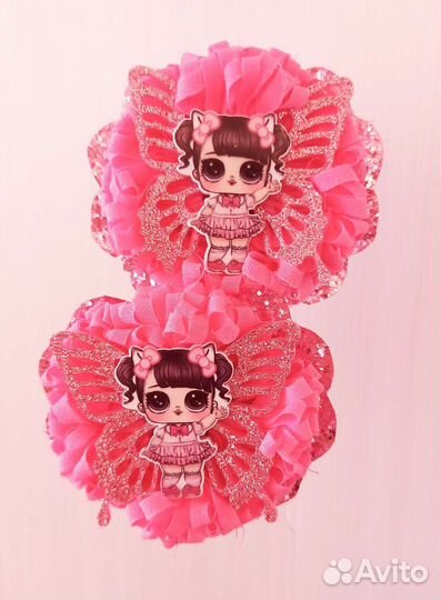 Нарядные банты с куклой Лол новые