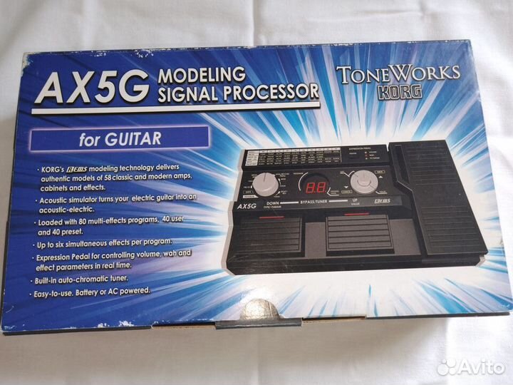 Гитарный процессор эффектов Korg AX5G