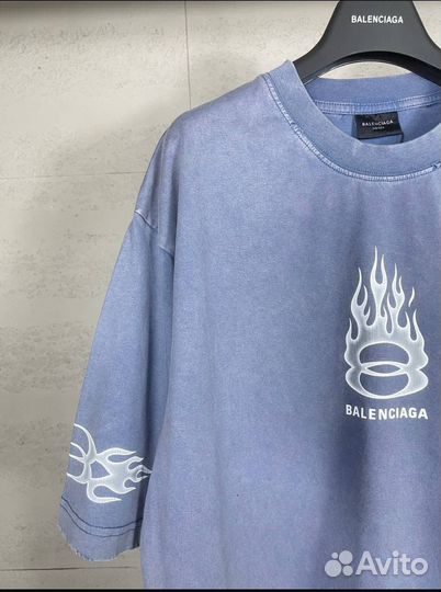 Футболка balenciaga оверсайз