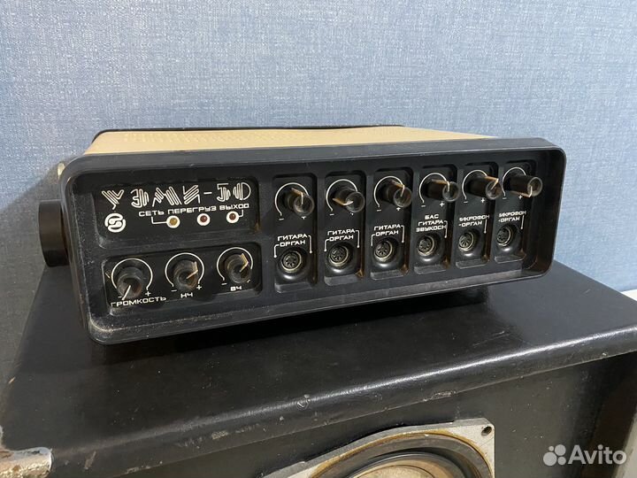 Усилитель уэми-50 (с фишками для подключения)