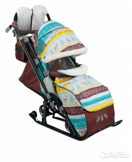Детские санки коляска, ника