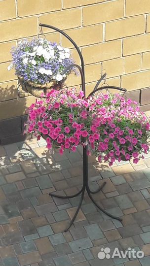 Стойка для цветов 4 кашпо